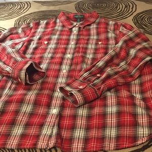 Lauren Ralph Lauren 1X red long sleeve women’s